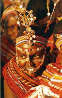 A Masai Girl, in Kenya