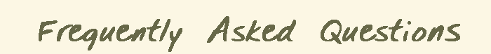 Frequently Asked Questions